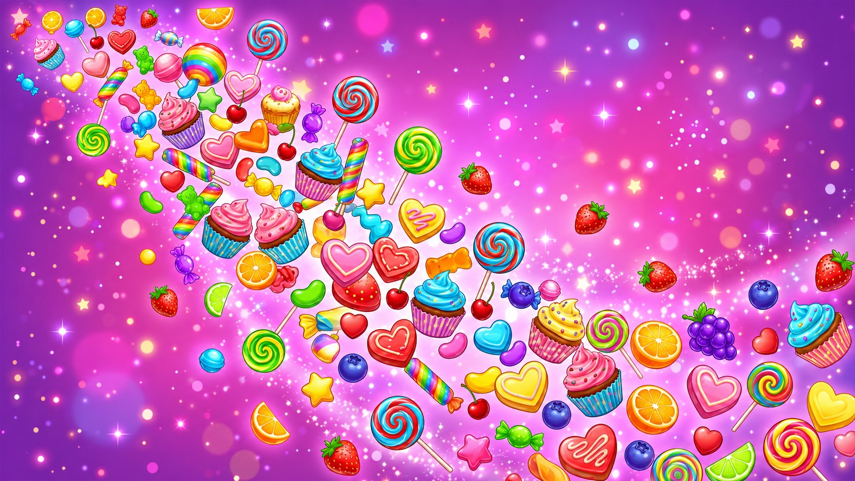 Sweet Bonanza slot com doces coloridos